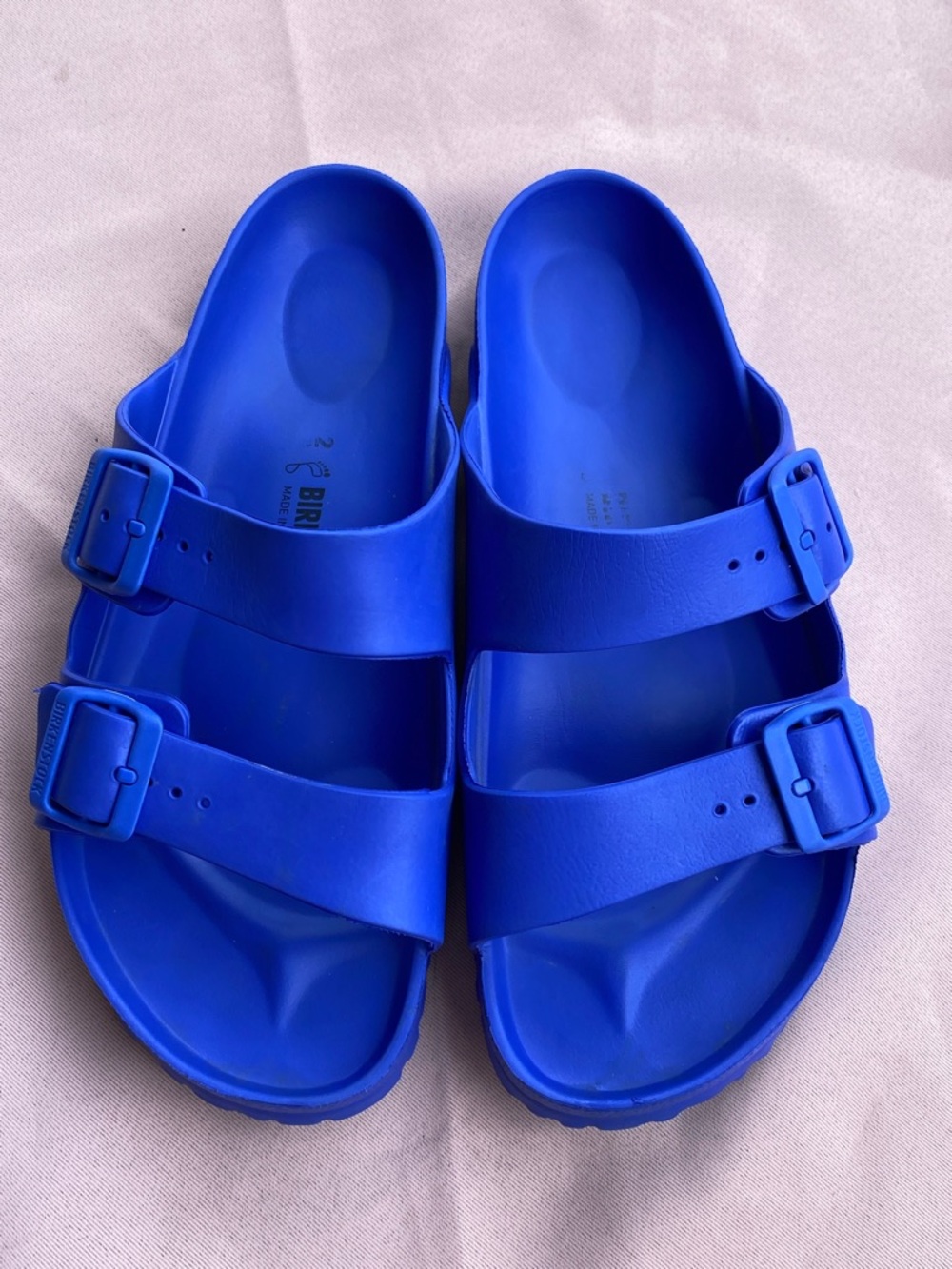 Birkenstock Womens Arizona EVA Sandals - Cobalt Blue